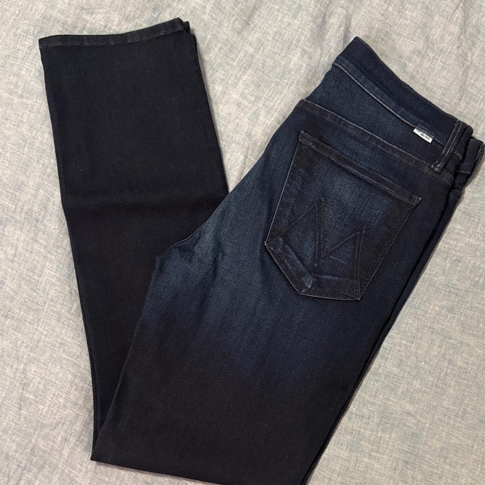 MOTHER Mid Rise Dazzler Ankle Jeans